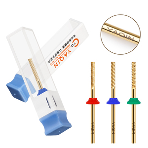 Forets à ongles de haute qualité, grandes embouts coniques pour un retrait rapide du vernis gel, coupe croisée pour nettoyer les cuticules, type de prise US - Product Image 2