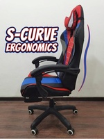 Chaise de jeu industrielle en cuir AOR, fonction inclinable ergonomique, base oscillante, accoudoirs réglables pour chambre à coucher, bureau à domicile