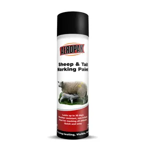 AEROPAK com certificado SGS 500ml Ovinos e Tail Marking Spray Paint geladeira branco para gado