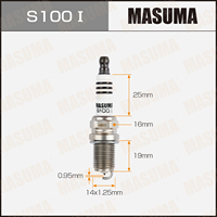 شمعة إشعال إيريديوم MASUMA S100I عالية الأداء للسيارات، مناسبة لكيا مورنينج ومازدا 2 و3 وهيونداي سوناتا وتوسان وهوندا سيفيك