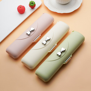 High Quality 304 Stainless Steel Portable Student Tableware <b>Storage</b> <b>Box</b> Set Includes Three Flatware Spoons Forks Chopsticks - Product Image 2