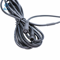 Connecteur de câble d'alimentation haute fréquence M10 étanche pour trottinette, 2 à 10 conducteurs, prise femelle en cuivre, connexion mâle pour trottinette