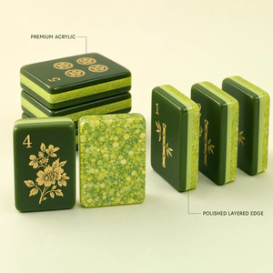 Juego de Mahjong Americano de Acrílico de Cuatro Niveles, Personalizado, de Lujo y Moderno, con 160 Fichas, Ecológico, Regalo Perfecto para Ocasiones Especiales - Product Image 2