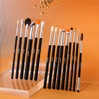 Profession elles Beauty Makeup Tool Set Super feine scharfe synthetische Lidschatten pinsel einschl ießlich dünner Augenbrauen-und Eyeliner-Pinsel