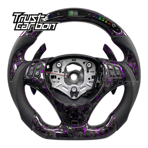 Volante de Fibra de Carbono Personalizado de Alta Calidad para <span class=keywords><strong>BMW</strong></span> Serie 3 E90 <span class=keywords><strong>E92</strong></span> X3 M3 330i <span class=keywords><strong>330d</strong></span> Coupé 335i Coupé 318i 2003-2012 - Product Image 1