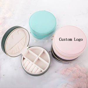 Étui à anneaux en cuir PU personnalisé pour femme, boîte à bijoux personnalisée pour les boîtes à bijoux pour femmes - Product Image 1