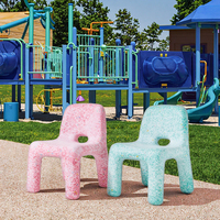 Ensemble table et chaises en plastique pour enfants bureau d'étude pour enfants pour garderie maternelle mobilier scolaire à domicile