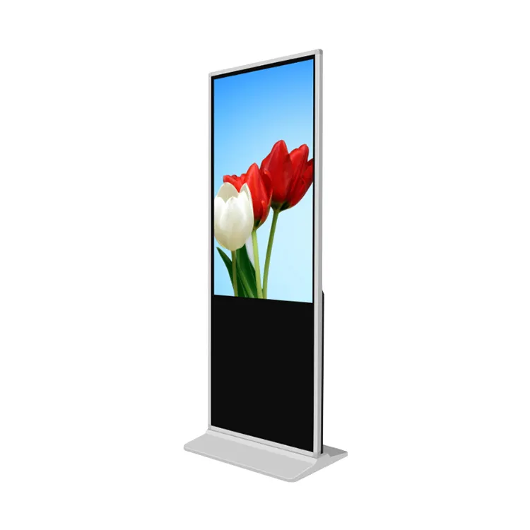 43 bis 98 Zoll schlanke Digital Signage LCD-Werbe ständer Touchscreen-Kiosk