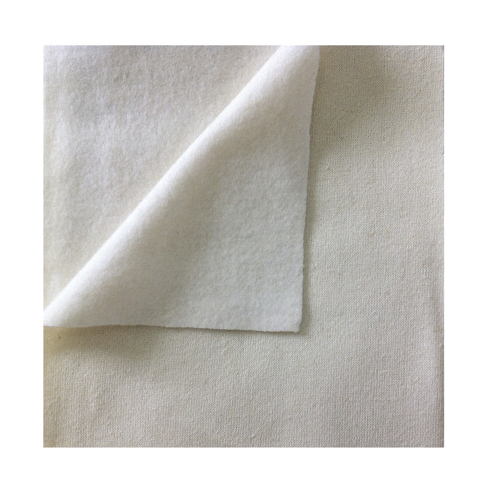 Bamboo Fleece Knitted Fabric Bamboo Cotton Eco Fabric Moisture-Absorbent Quick-Dry Anti-Bacteria for Baby Cloth Diaper 340gsm