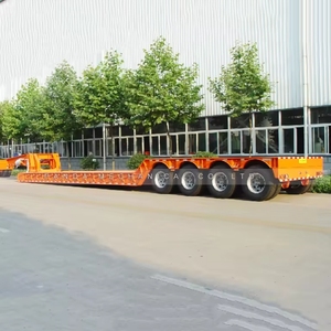 <span class=keywords><strong>Remorque</strong></span> Lowbed 4 essieux <span class=keywords><strong>remorque</strong></span> Lowboy 100 tonnes camion Suspension <span class=keywords><strong>rigide</strong></span> col de cygne détachable Lowbed <span class=keywords><strong>remorque</strong></span> Lowboy avant chaud - Product Image 1