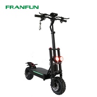 Trottinette électrique Dualtron tendance, grande puissance, double moteur 2800W, double contrôleur, vitesse élevée 65KM/H, rapide, tout-terrain