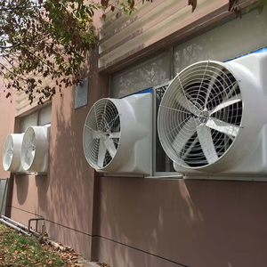 Ventilateur d'évacuation en fibre de verre Bonawind 48'' avec pales en alliage d'aluminium, à faible consommation d'énergie, à pression négative pour les étables et les serres - Product Image 1