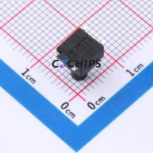 GT-TC120A-H090-L1 Tactile Switch SMD-4P,6.2x6.2mm Switch Single Pole Single Throw Round Button 1.6N Vertical Mount - Product Image 2