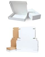 Boîte d'expédition en carton ondulé personnalisée avec pelliculage mat, matériaux recyclés pour chaussures et cosmétiques, design gaufré pour chaussures