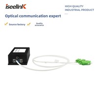 Interruptor Óptico Mecánico FSW Modelo 7202-OSW116 1x32/1x64 Cables de Fibra Gruesa Conectores SC/PC Óptico a Nivel de Micrón