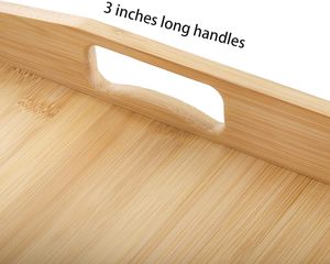 <span class=keywords><strong>Plateau</strong></span> de lit moderne en bambou avec poignées amovibles <span class=keywords><strong>pour</strong></span> <span class=keywords><strong>manger</strong></span> au lit - Product Image 4