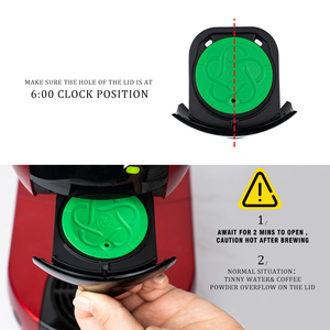 Mise à niveau <span class=keywords><strong>Vert</strong></span> Réutilisable Pour Acier <span class=keywords><strong>Dolce</strong></span> <span class=keywords><strong>Gusto</strong></span> Café <span class=keywords><strong>Capsule</strong></span> Plastique Machine Filtre Rechargeable Faire Conserver la meilleure faveur de café - Product Image 3