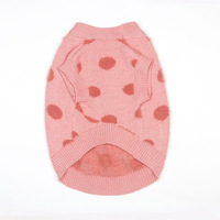 Automne et hiver pull pour animaux de compagnie en gros nouveau Style princesse classique fausse fourrure chien et chat vêtements avec motif imprimé cercle coeur rose