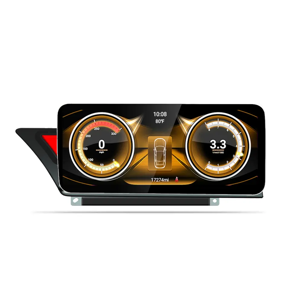 MCX Pemutar DVD Android 10 Carplay, 8 Core 10.25 4 + 32/64GB Multimedia Radio Navigasi Android untuk Audi A4 B8 B7 B6 2009-2016