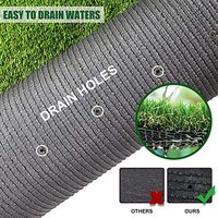 Césped Artificial de Alta Calidad Directamente de Fábrica, Precio de Losetas de Césped Artificial para Fútbol, Jardín y Deportes, Alfombra de Césped Artificial