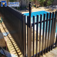 Panneaux de clôture en aluminium modernes et durables, bordure de pelouse, clôture décorative de jardin, sécurité, imperméable, extérieur, faible coût