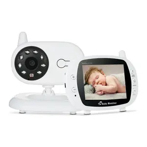 3.5 inch 360 degree smart portable Gsm camera video night vision function baby monitors with wifi