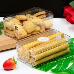 Thân Thiện Với Môi Trường Và Có Thể Tái Chế Trong Suốt Cookie Hộp Với Cửa Sổ Drop <span class=keywords><strong>Resistant</strong></span> Nhựa Bao Bì Thực Phẩm <span class=keywords><strong>Container</strong></span> - Product Image 3