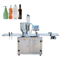 Machine de remplissage de bouteilles à rouleau de parfum d'huile essentielle automatique Ligne de production de bouchage de remplissage de bouteilles déodorantes à 4 têtes