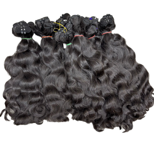 ผมเวียดนามแท้แบบธรรมชาติ  แบบเวฟ  ต่อผมเส้นเดียวจากผู้บริจาคคนเดียว  แบบ Double Drawn  จัดเรียงเกล็ดผม  ผมเวอร์จิ้น  น้ำหนัก 100 กรัม  แบบเป็นมัด - Product Image 1