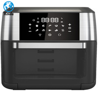 Friteuse à air numérique électrique Koida 12L avec rôtisserie 10 préréglages de cuisson