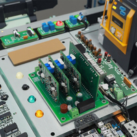 Générateur d'impulsions programmable 3 voies 200 MA Entrée 18-30V DC RS485 TTL 0.5% Précision 80% Efficacité Alimentation sans ventilateur