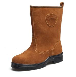 Outdoor Welding Safety Insurance Cotton <strong>Boots</strong> Men's Thick <strong>Winter</strong> Protective <strong>Work</strong> Labor Shoes - Product Image 3