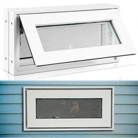 Ventanas de Aluminio con Vidrio Aislante Personalizadas de Fábrica con Diseño de Apertura Exterior para Hoteles y Apartamentos