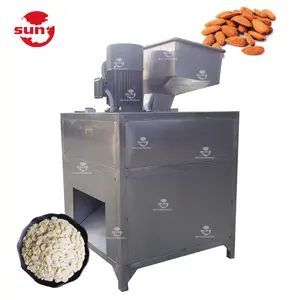 Máquina fatiadora de peanut automática de operação fácil, máquina de corte de amêndoa para venda