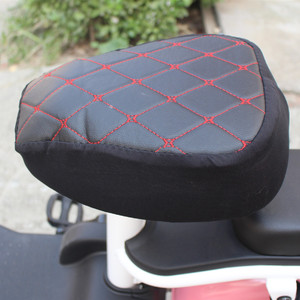 Funda de asiento de cuero con forma de diamante para scooters eléctricos, resistente al agua, protección solar para todas las estaciones - Product Image 2