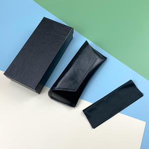 Heaven Earth Logo <span class=keywords><strong>Lunettes</strong></span> de soleil Boîte à <span class=keywords><strong>lunettes</strong></span> Couverture en cuir souple Fermeture magnétique Emballage personnalisable <span class=keywords><strong>Nom</strong></span> de la boutique - Product Image 5