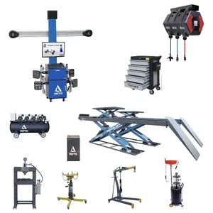 CE four post car lift and 3d wheel alignment machine for sale tire equipment wheel alignment and tools combo