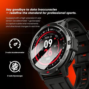 Nouvelle Montre Connectée Sport C31 6 Axes 2025 avec Plus de 100 Styles, Batterie 580 mAh, Bracelet Intelligent de Natation pour Homme, Appel Bluetooth, Montre Intelligente Économique - Product Image 2