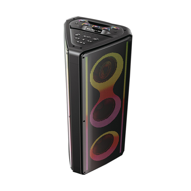 Hot Selling 6*6.5 Inch Wireless Blue Tooth Portable Speaker With Flash Lights  for Outdoor