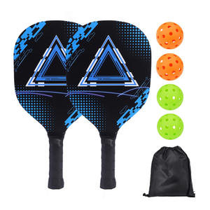 Ensemble de raquette de pickleball en forme imprimée UV en <span class=keywords><strong>bois</strong></span> de peuplier 40 trous sac en Polyester Durable pour l'usine de vente chaude transfrontalière <span class=keywords><strong>Amazon</strong></span> - Product Image 6