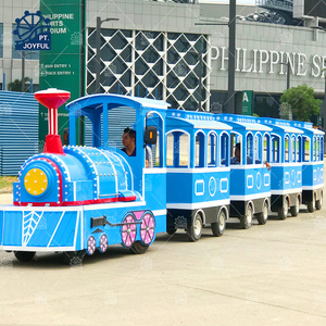 Equipo de parque de atracciones, juegos de trenes de juguete eléctricos, tren turístico, centro comercial, paseo para niños, Mini tren sin rieles a la venta - Product Image 5