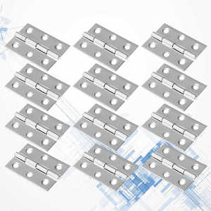 30 pièces de charnières de porte en acier inoxydable, qualité <span class=keywords><strong>marine</strong></span>, fournitures de réparation, décoration océanique, ressort métallique - Product Image 1