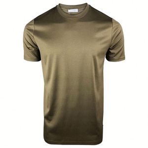 Nouvelle mode de T-shirt en coton mercerisé Shine T-shirt en coton mercerisé décontracté de haute qualité pour hommes - Product Image 4