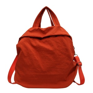 Sac fourre-tout décontracté en nylon pour femme, grande capacité, couleur unie, sac à bandoulière en toile tendance, nouveau sac messager décontracté - Product Image 3