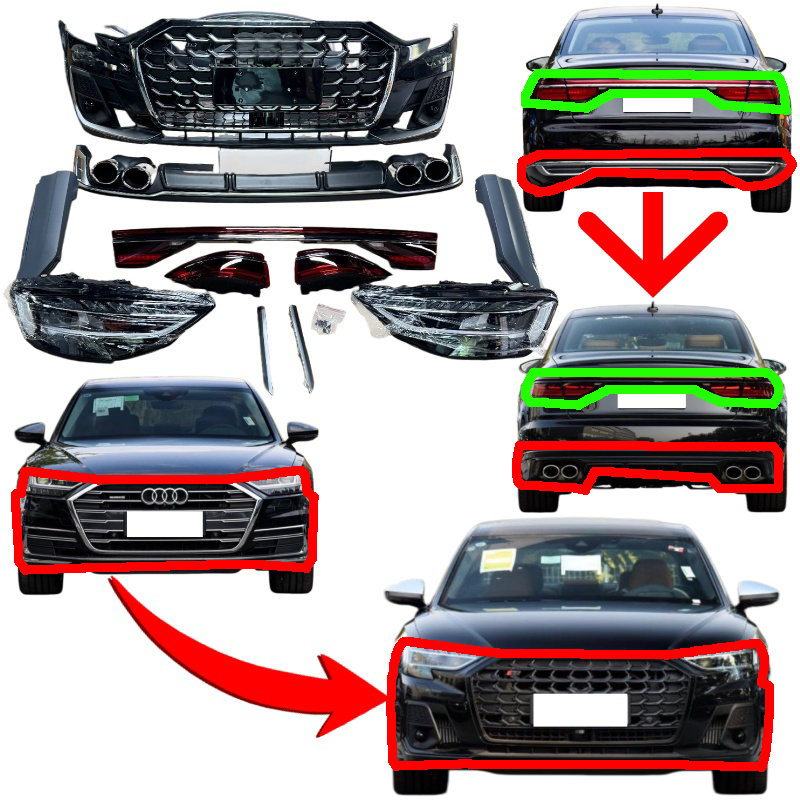 すべてのモデルの耐久性と堅牢性を備えたアウディS8バンパーを見つける
