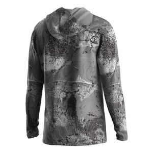 Camiseta Deportiva Personalizada con Protección UV, Ecológica, de Poliéster Sublimado, Sudadera Rosa con Capucha para Pesca - Product Image 2