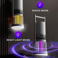 Lampe anti-moustiques électrique portable mini USB/batteries rechargeables en ABS, écologique, pour le camping en extérieur