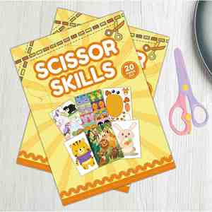 Aprende a cortar líneas, formas y animales: divertido libro de actividades para niños en edad preescolar para desarrollar habilidades con tijeras - Product Image 6
