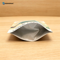 Sachet Doypack refermable en feuille d'aluminium pour emballage alimentaire avec incision de déchirement et thermoscellable
