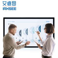 Écran interactif Android 43 55 65 82 pouces, 4K en option, écran tactile pour salle de classe, salle de réunion, tableau blanc numérique